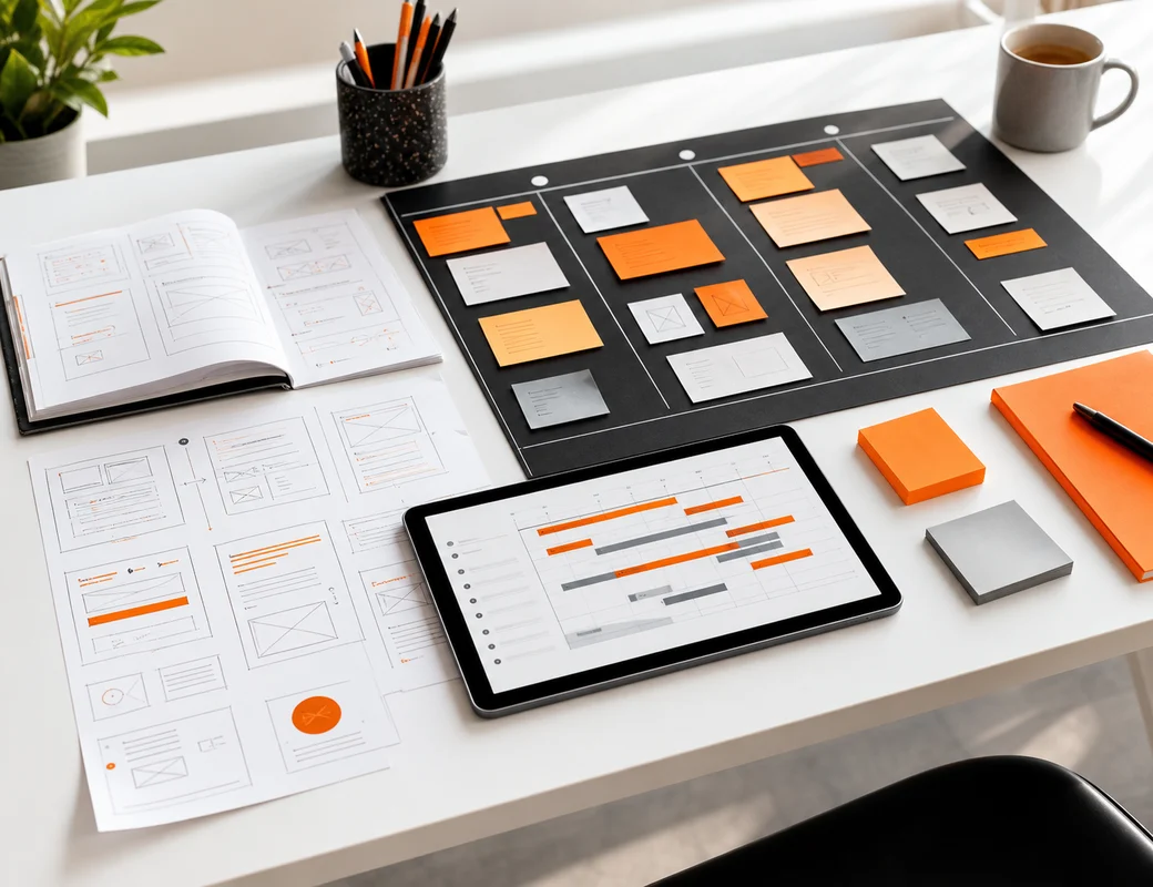weboldal tervezési folyamat wireframe vázlatokkal